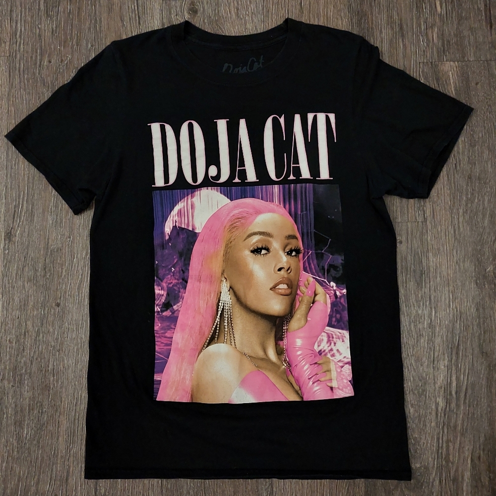 Doja Cat Black T-Shirt, Ladies, Womens, Size Medium